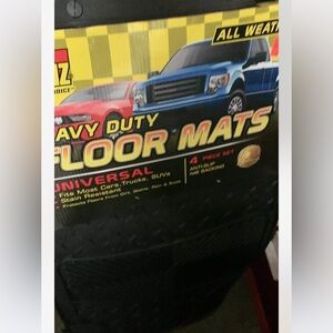 4 Universal Floor Mats